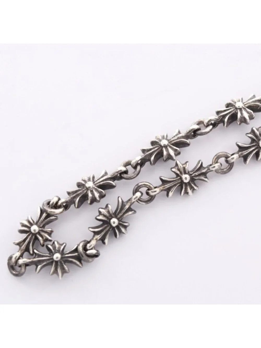 Chrome Hearts Bracelet Tiny CH Plus 925 Sterling Silver